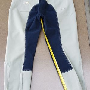 Piper High-rise full seat breeches 40R sage/vanilla